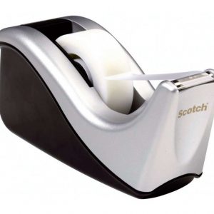 Scotch C60-ST Tape Dispenser Silver/Black
