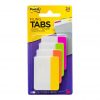 Post-it Durable Filing Tab 686-PLOY Pink Lime Orange Yellow Straight 50mm Pkt/24