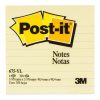 Post-it Notes 675-YL Lined  Yellow 101x101mm 300 sheet pads