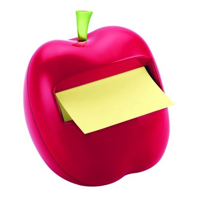 Post-it Pop Up Note Dispenser APL-330 Apple w 50 sheet refill pad