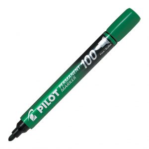 Pilot SCA 100 Permanent Marker Bullet Green (SCA-100-G)