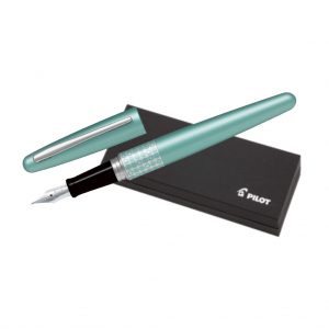 Pilot MR3 Fountain Pen Medium Metallic Aqua Blue (FP-MR3-M-DT)