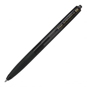 Pilot Super Grip G Retractable Ballpoint Medium Black (BPGG-8R-M-BB)
