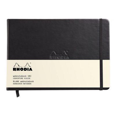 Rhodia Webnotebook Landscape A5 Blank Black