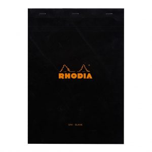 Rhodia Bloc Pad No. 18 A4 Blank Black