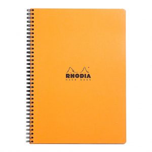 Rhodia Classic Notebook Spiral A4+ Lined Orange