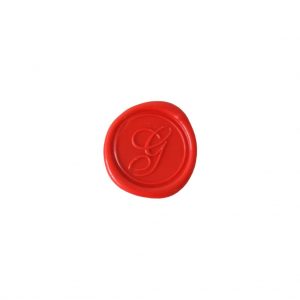 Herbin Wooden Handle Round Seal Copperplate G