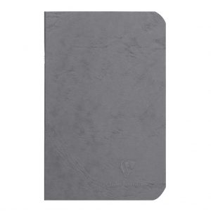 Age Bag Notebook Pocket Blank Grey