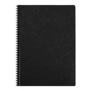Age Bag Spiral Notebook A4 Lined Black