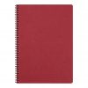 Age Bag Spiral Notebook A4 Lined Red