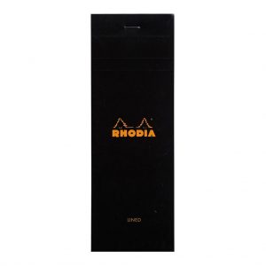 Rhodia Bloc Pad No. 8 Shopping Lined Black