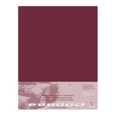 Pastelmat Paper 50x70cm Wine 5 Pack