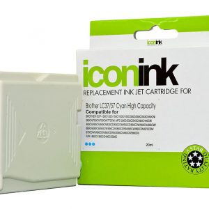 Icon Compatible Brother LC37 LC57 Cyan Ink Cartridge