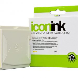 Icon Compatible Brother LC37 LC57 Yellow Ink Cartridge