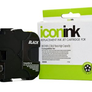 Icon Compatible Brother LC38 LC67 Black Ink Cartridge