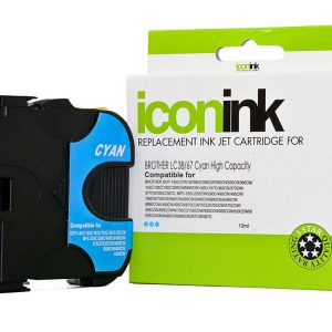 Icon Compatible Brother LC38 LC67 Cyan Ink Cartridge