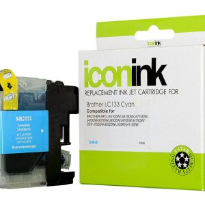 Icon Compatible Brother LC133 Cyan Ink Cartridge