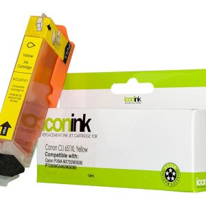 Icon Compatible Canon CLI651XL Yellow Ink Cartridge