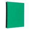 Icon Refillable Display Book 20 Pocket Green
