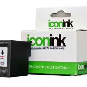 Icon Remanufactured HP 56 Black Ink Cartridge (C6656AA)