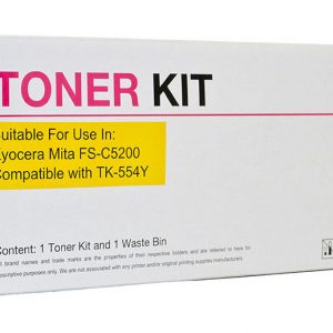 Icon Compatible Kyocera TK554 Yellow Toner Cartridge