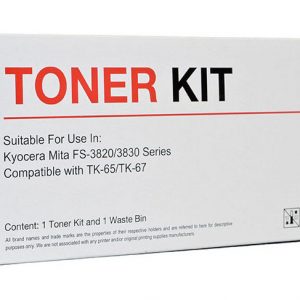 Icon Compatible Kyocera TK65 TK67 Black Toner Cartridge