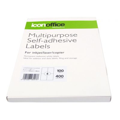 Icon Multipurpose Labels 105x148mm 4 Per Sheet