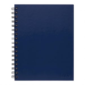 Icon Spiral Notebook A5 Hard Cover Blue 200 pg