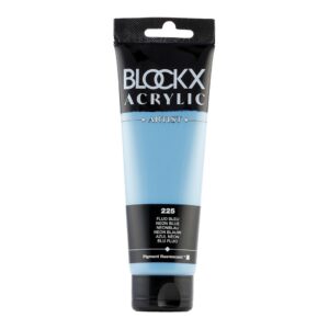 BLOCKX Acrylic Tube Fluro Blue 120ml