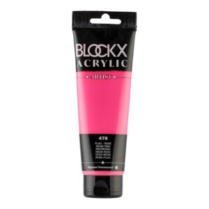 BLOCKX Acrylic Tube Fluro Pink 120ml