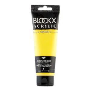 BLOCKX Acrylic Tube Medium Titanium Yellow 120ml