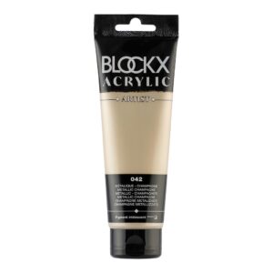 BLOCKX Acrylic Tube Metallic Champagne 120ml