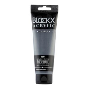 BLOCKX Acrylic Tube Metallic Hematite 120ml
