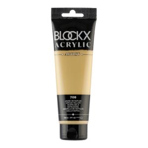 BLOCKX Acrylic Tube Naples Yellow 120ml