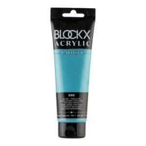 BLOCKX Acrylic Tube Pearlescent Turquoise 120ml