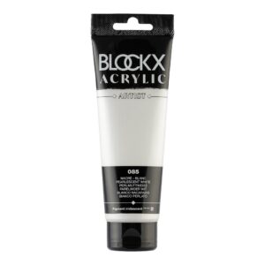 BLOCKX Acrylic Tube Pearlescent White 120ml