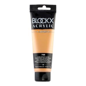 BLOCKX Acrylic Tube Pearly Yellow-Orange 120ml