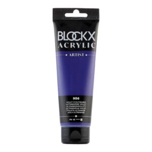 BLOCKX Acrylic Tube Ultramarine Violet 120ml