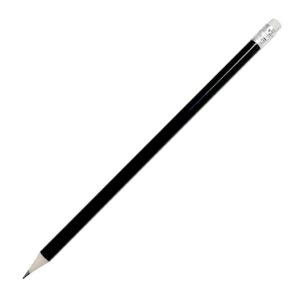 Okin HB Pencil Round with Eraser Black