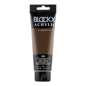 BLOCKX Acrylic Tube Burnt Umber 120ml
