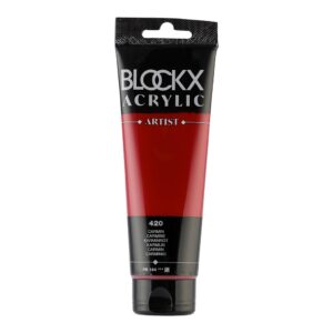 BLOCKX Acrylic Tube Carmine 120ml
